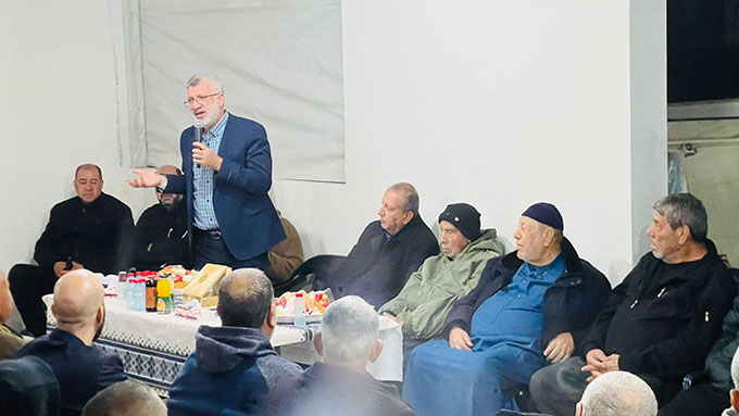 العشرات من الاهالي في جلجولية يشاركون في اللقاء الايماني بمناسبة الإسراء والمعراج